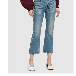 Citizens Of Humanity Blue Ankle Cropped Jeans
